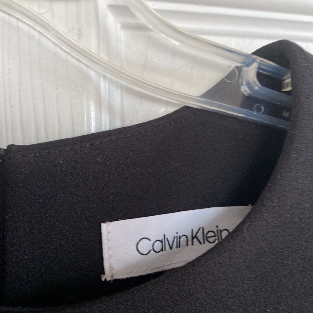 Calvin Klein black hi-low dress. - Picture 3 of 3